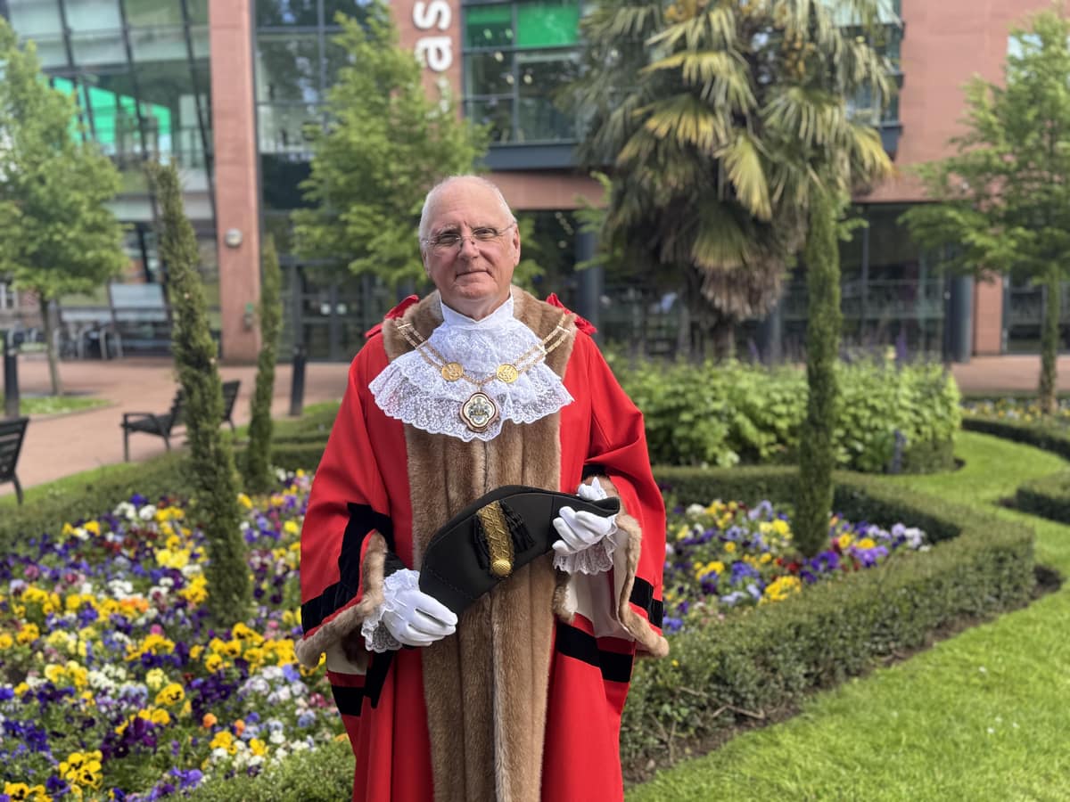 Mayor takes fundraising efforts to new heights — Newcastle-under-Lyme news photo