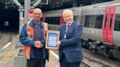 Railway Worker Marks 50 Years in Newcastle Under Lyme — Newcastle-under-Lyme news photo