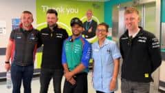 Racing Driver Nicolas Hamilton Visits Newcastle Under Lyme H — Newcastle-under-Lyme news photo