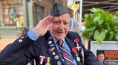 D-Day RAF Hero, 102, Launches Life Story Book — Newcastle-under-Lyme news photo