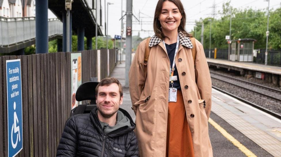 Local Campaigner Wins Rail Access Victory — Newcastle-under-Lyme news photo (BBC Stoke & Staffordshire)
