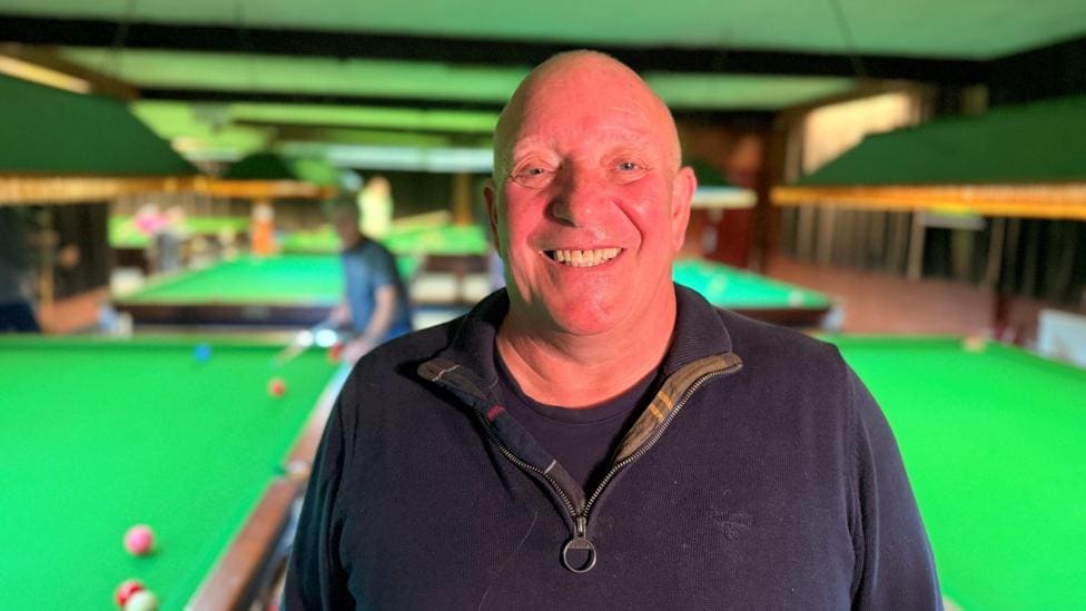 Newcastle Under Lyme Snooker Group Tackles Dementia — Newcastle-under-Lyme news photo (BBC Stoke & Staffordshire)