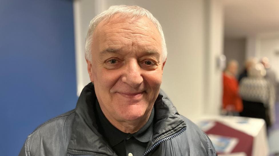 Ex-Footballer Lou Macari Gets MBE for Homeless Work — Newcastle-under-Lyme news photo (BBC Stoke & Staffordshire)